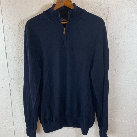 Brooks Brothers Other - Brooks Brothers 346 Merino Wool 1/4 Zip Sweater